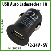 TekMee USB-Auto Universal Ladestecker 1000mA
